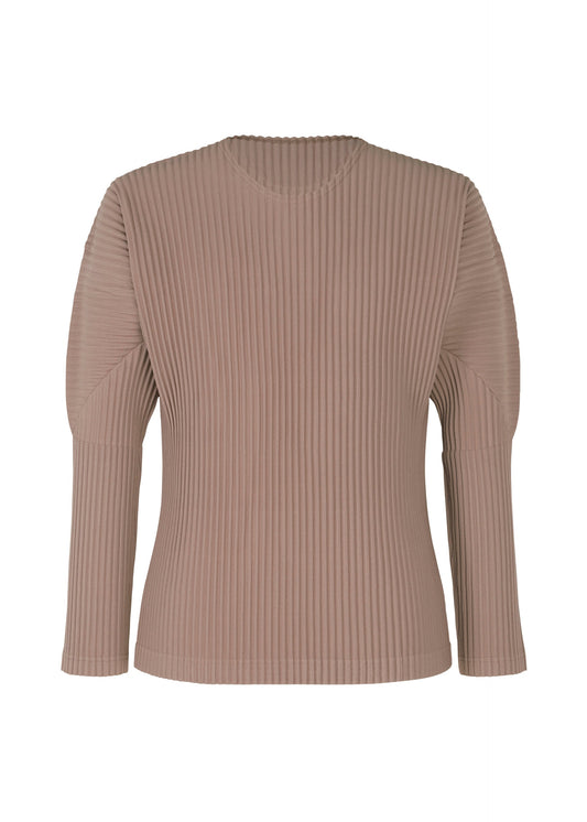 A product shot of the HOMME PLISSÉ ISSEY MIYAKE COLOR PLEATS top in seaside purple (83).
