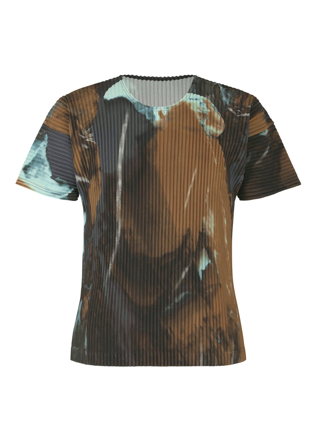 A product shot of the HOMME PLISSÉ ISSEY MIYAKE AGATE top in brown.