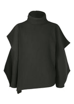A product shot of the HOMME PLISSÉ ISSEY MIYAKE ANGULAR STONE top in coke grey (13).