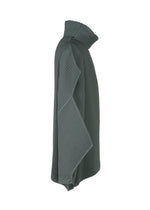 A detail shot of the HOMME PLISSÉ ISSEY MIYAKE ANGULAR STONE top.