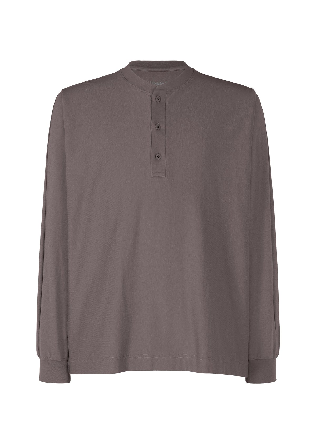 A product shot of the HOMME PLISSÉ ISSEY MIYAKE RELEASE T 1 top in grey (12).
