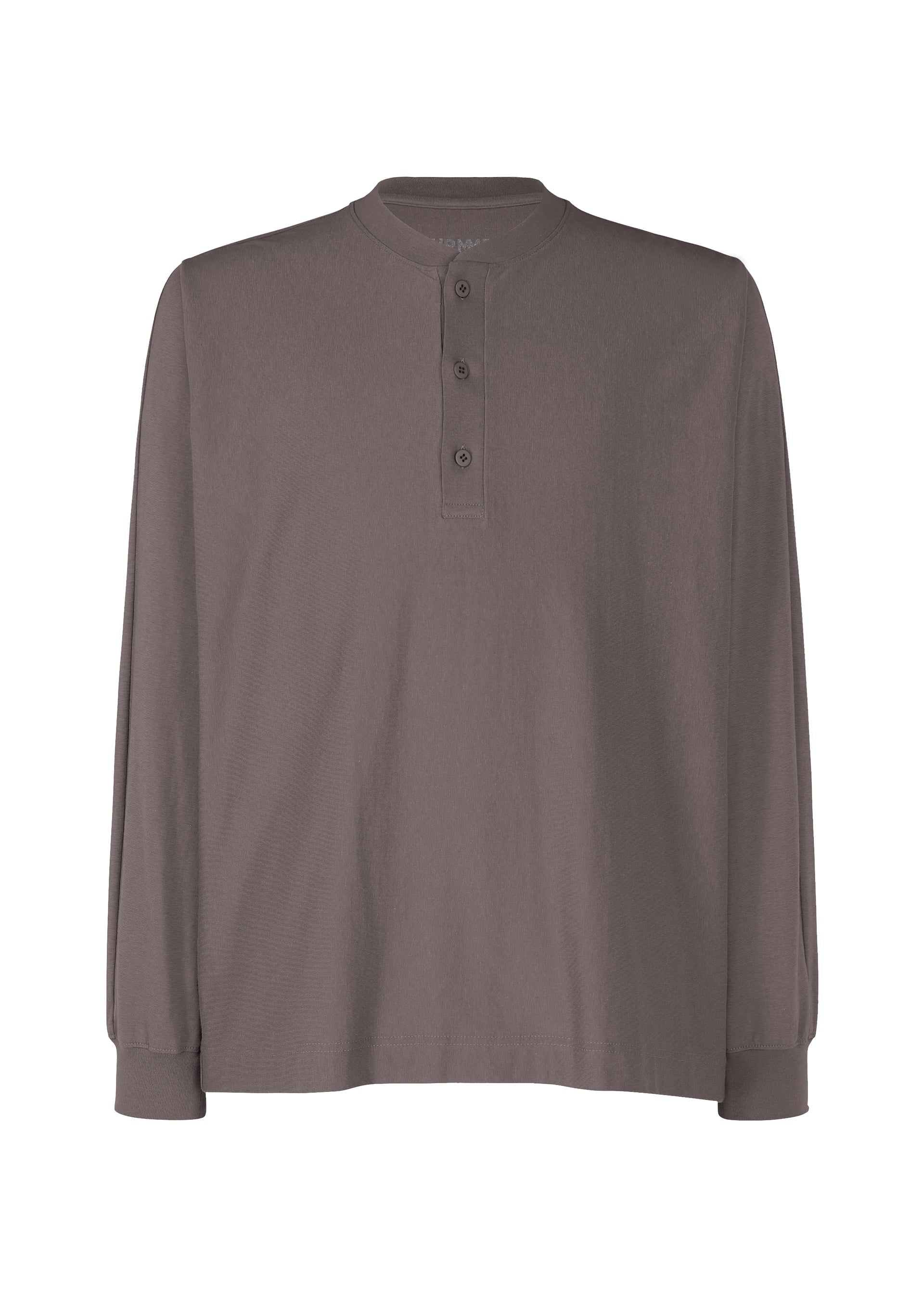 A product shot of the HOMME PLISSÉ ISSEY MIYAKE RELEASE T 1 top in grey (12).