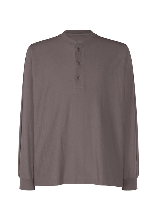 A product shot of the HOMME PLISSÉ ISSEY MIYAKE RELEASE T 1 top in grey (12).