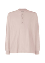 A product shot of the HOMME PLISSÉ ISSEY MIYAKE RELEASE T 1 top in purple grey (84).