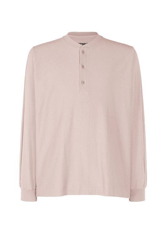 A product shot of the HOMME PLISSÉ ISSEY MIYAKE RELEASE T 1 top in purple grey (84).