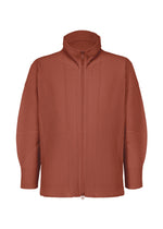 A product shot of the HOMME PLISSÉ ISSEY MIYAKE MONTHLY COLORS AUGUST shirt in adamite brown (46).