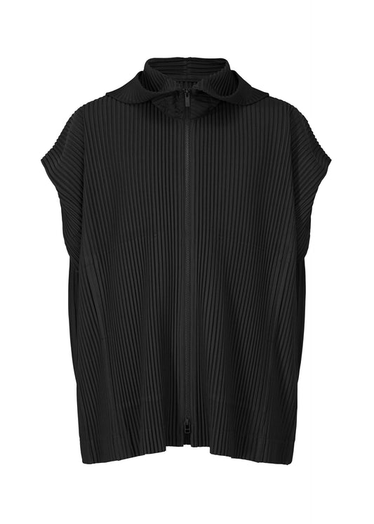 A product shot of the HOMME PLISSÉ ISSEY MIYAKE MONTHLY COLORS AUGUST shirt in black (15).