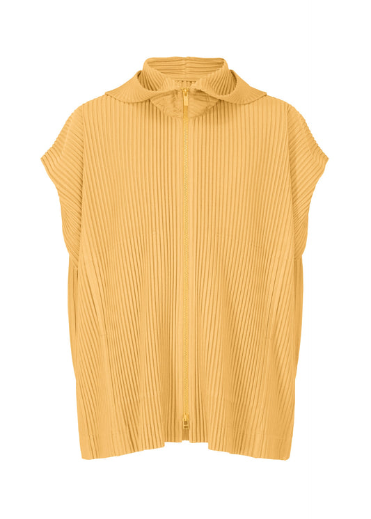 A product shot of the HOMME PLISSÉ ISSEY MIYAKE MONTHLY COLORS AUGUST shirt in dendrite beige (47).