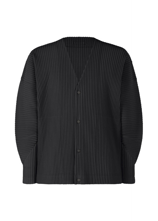 A product shot of the HOMME PLISSÉ ISSEY MIYAKE MONTHLY COLORS OCTOBER shirt in black (15).
