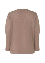 A detail shot of the HOMME PLISSÉ ISSEY MIYAKE COLOR PLEATS shirt.