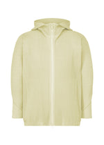 A product shot of the HOMME PLISSÉ ISSEY MIYAKE WICKERWORK MESH shirt in ivory (41).