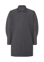 A product shot of the HOMME PLISSÉ ISSEY MIYAKE MONTHLY COLORS DECEMBER clothing in septarian blue (76).