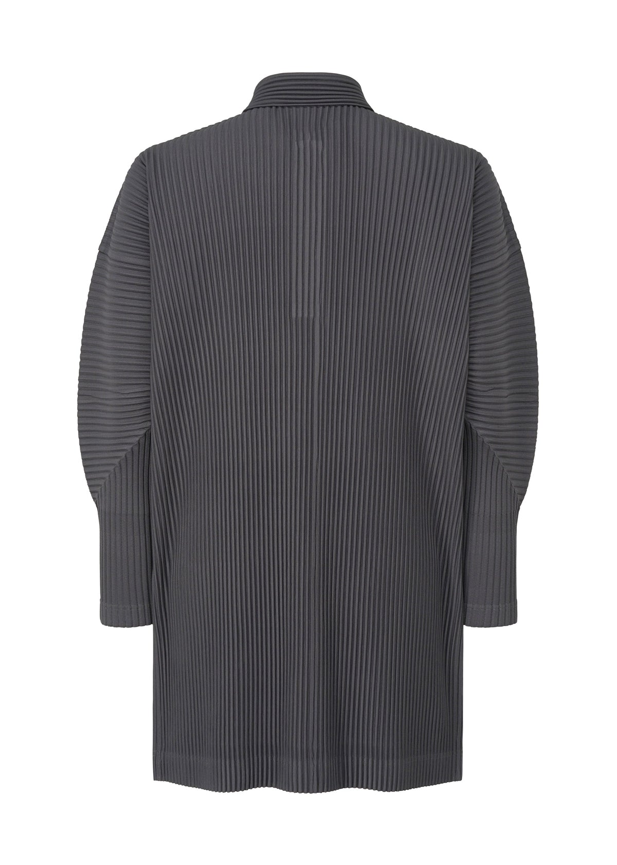 A detail shot of the HOMME PLISSÉ ISSEY MIYAKE MONTHLY COLORS DECEMBER clothing.