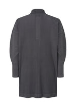 A detail shot of the HOMME PLISSÉ ISSEY MIYAKE MONTHLY COLORS DECEMBER clothing.