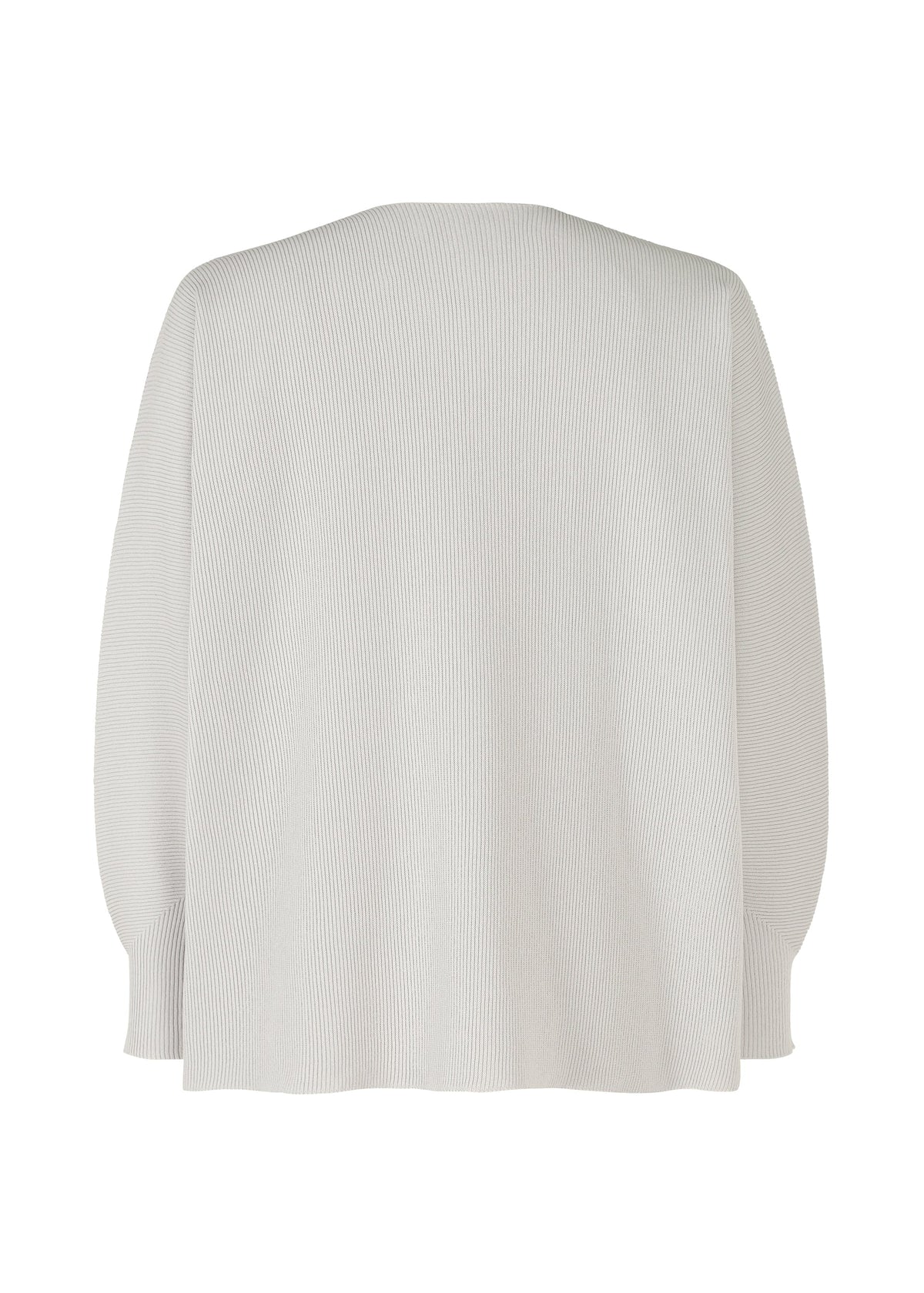 A detail shot of the HOMME PLISSÉ ISSEY MIYAKE BASIC KNIT top.