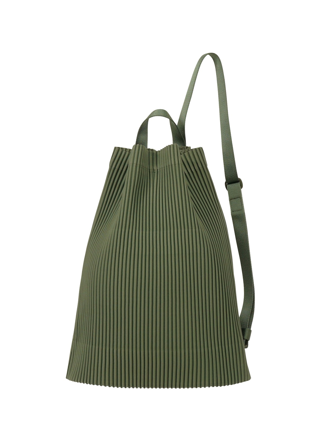 A product shot of the HOMME PLISSÉ ISSEY MIYAKE DRAWSTRING PLEATS BAG bag in .
