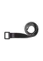 A product shot of the HOMME PLISSÉ ISSEY MIYAKE PLEATS BELT belt in black (15).