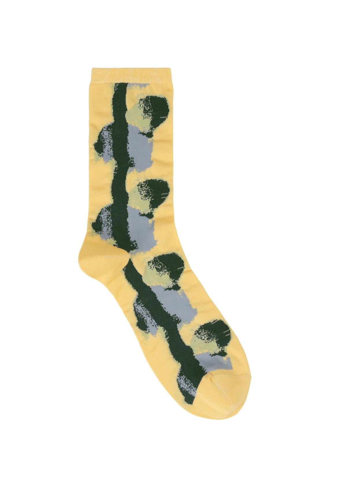 A detail shot of the HOMME PLISSÉ ISSEY MIYAKE DAWN SOCKS socks.