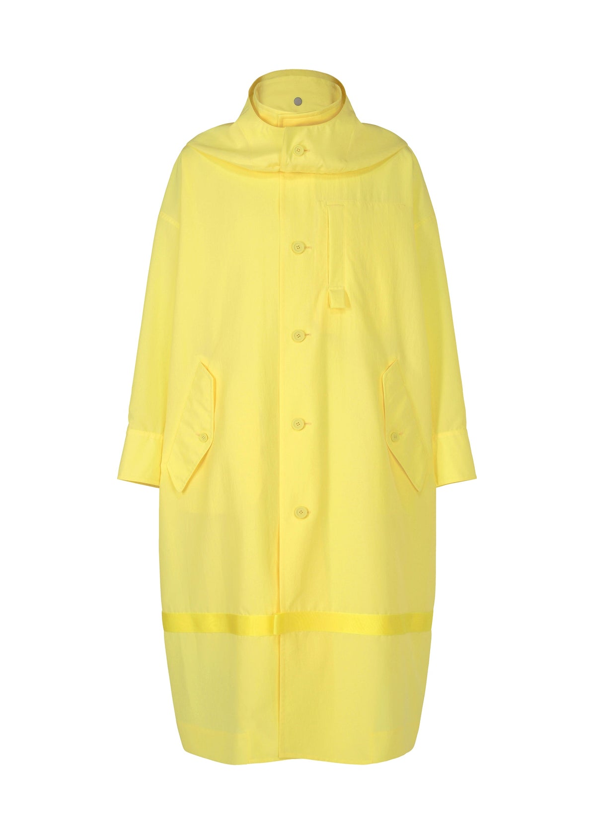 A product shot of the HOMME PLISSÉ ISSEY MIYAKE CARRIER CARRIED clothing in yellow (52).