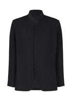 A product shot of the HOMME PLISSÉ ISSEY MIYAKE TUXEDO PLEATS jacket in black (15).