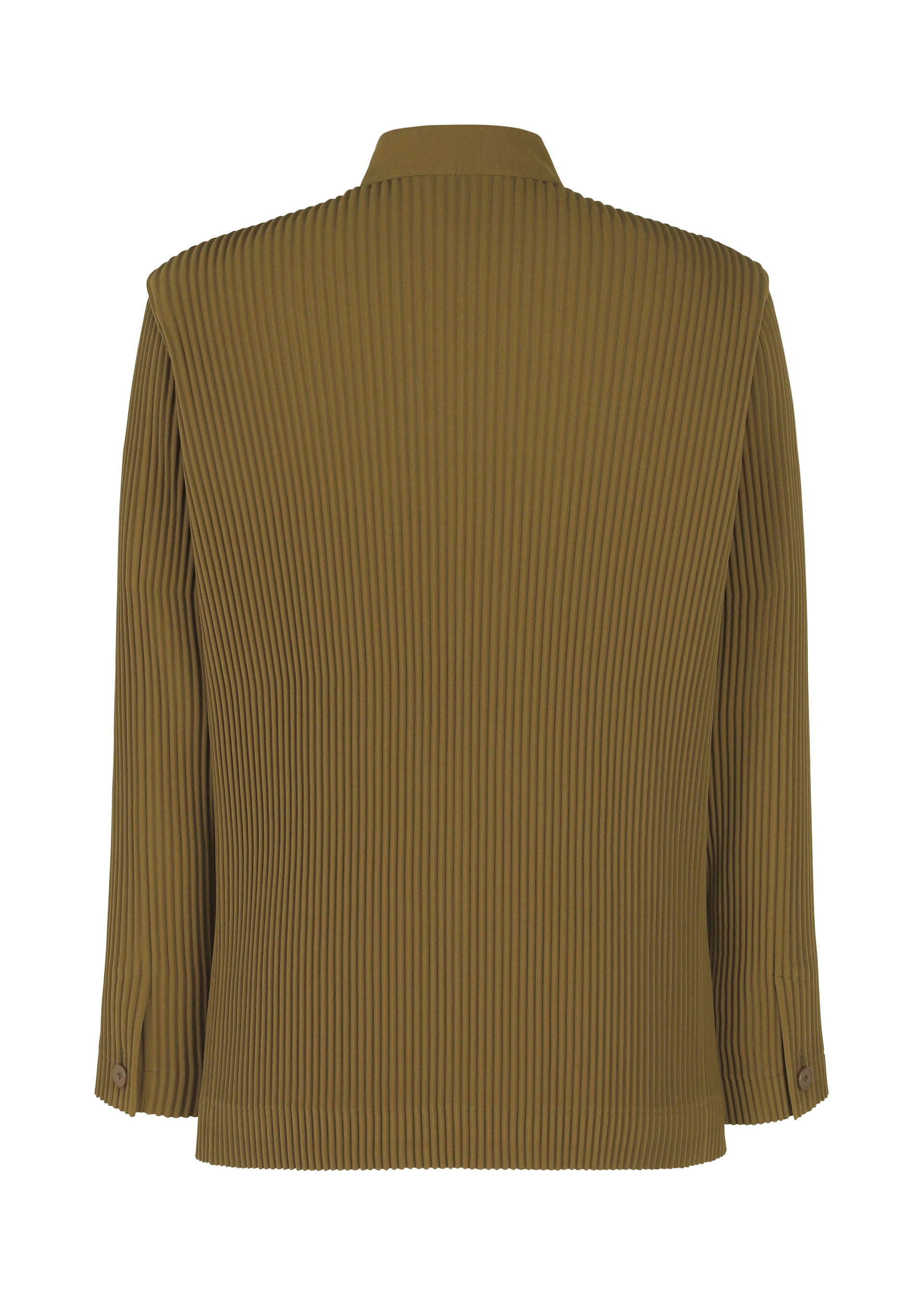 TUXEDO PLEATS Stand Collar Jacket Black – The official ISSEY