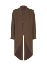 A product shot of the HOMME PLISSÉ ISSEY MIYAKE TUXEDO PLEATS jacket in brown (44).