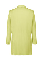 A detail shot of the HOMME PLISSÉ ISSEY MIYAKE LINEN LIKE jacket.