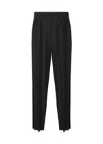 A product shot of the HOMME PLISSÉ ISSEY MIYAKE EDGE ENSEMBLE trousers in black (15).