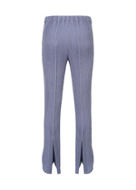 A detail shot of the HOMME PLISSÉ ISSEY MIYAKE LINEN LIKE trousers.