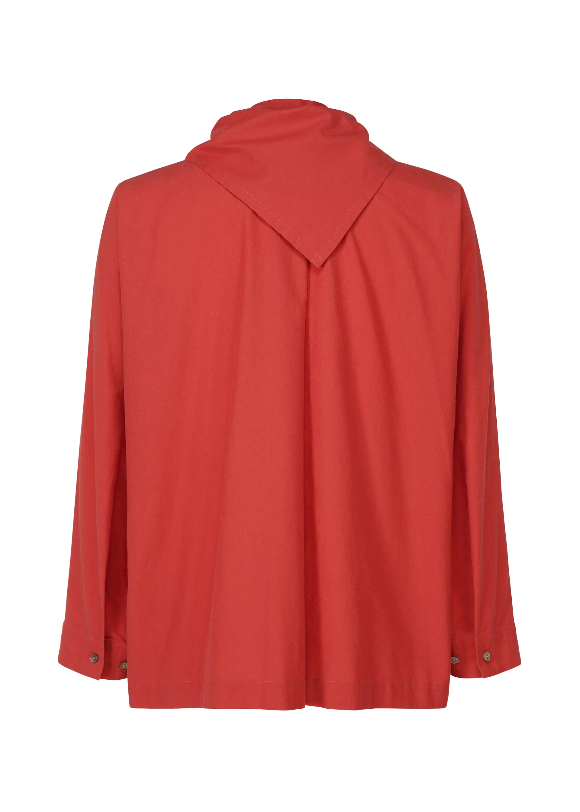 A detail shot of the HOMME PLISSÉ ISSEY MIYAKE STREAMLINE SHIRT clothing.