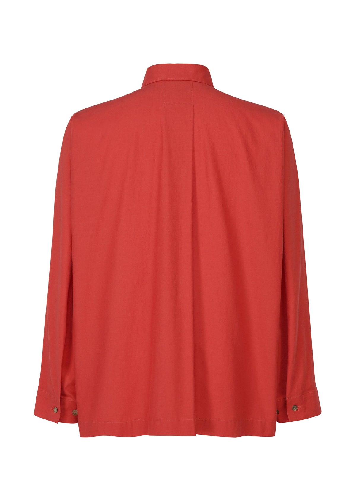 A detail shot of the HOMME PLISSÉ ISSEY MIYAKE STREAMLINE SHIRT clothing.