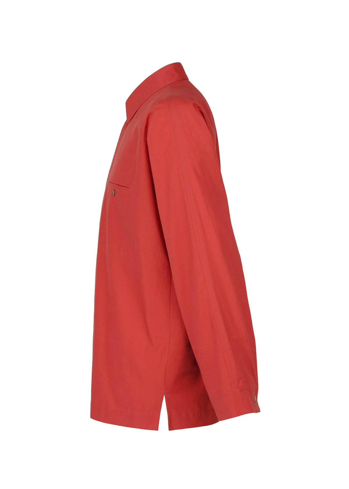 A detail shot of the HOMME PLISSÉ ISSEY MIYAKE STREAMLINE SHIRT clothing.