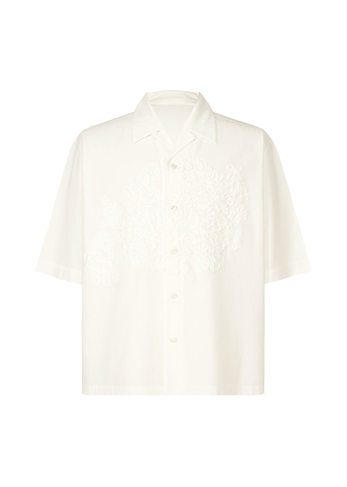 A product shot of the HOMME PLISSÉ ISSEY MIYAKE EMBROIDERY PRESS SHIRT shirt in .