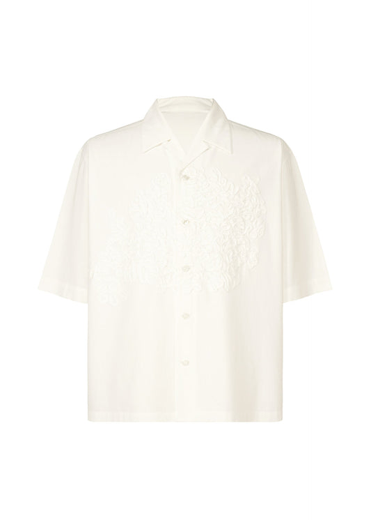 A product shot of the HOMME PLISSÉ ISSEY MIYAKE EMBROIDERY PRESS SHIRT shirt in .
