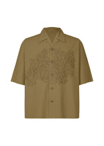 A product shot of the HOMME PLISSÉ ISSEY MIYAKE EMBROIDERY PRESS SHIRT shirt in .