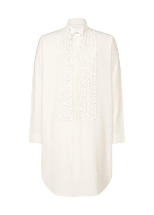 A product shot of the HOMME PLISSÉ ISSEY MIYAKE EMBROIDERY PRESS SHIRT shirt in .