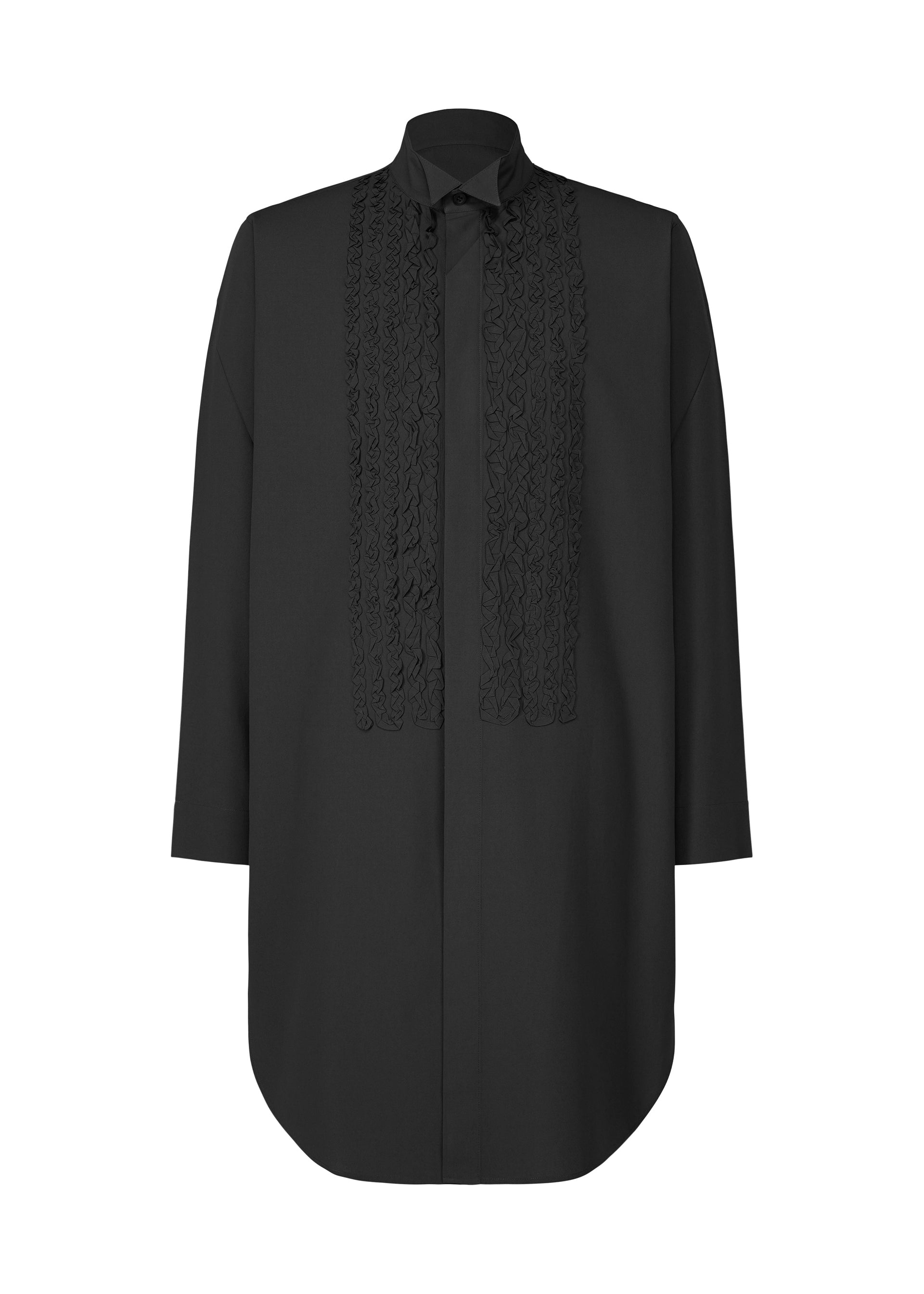 A product shot of the HOMME PLISSÉ ISSEY MIYAKE EMBROIDERY PRESS SHIRT shirt in .
