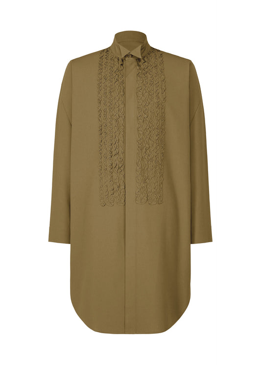 A product shot of the HOMME PLISSÉ ISSEY MIYAKE EMBROIDERY PRESS SHIRT shirt in .