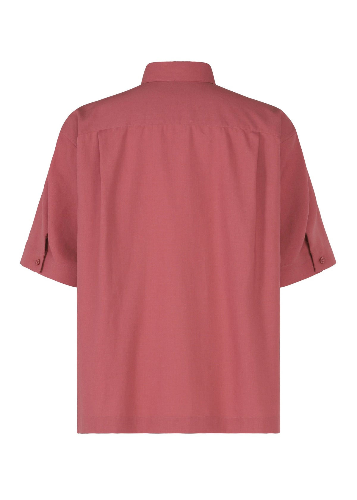 A detail shot of the HOMME PLISSÉ ISSEY MIYAKE PL RAMIE SHIRT shirt.