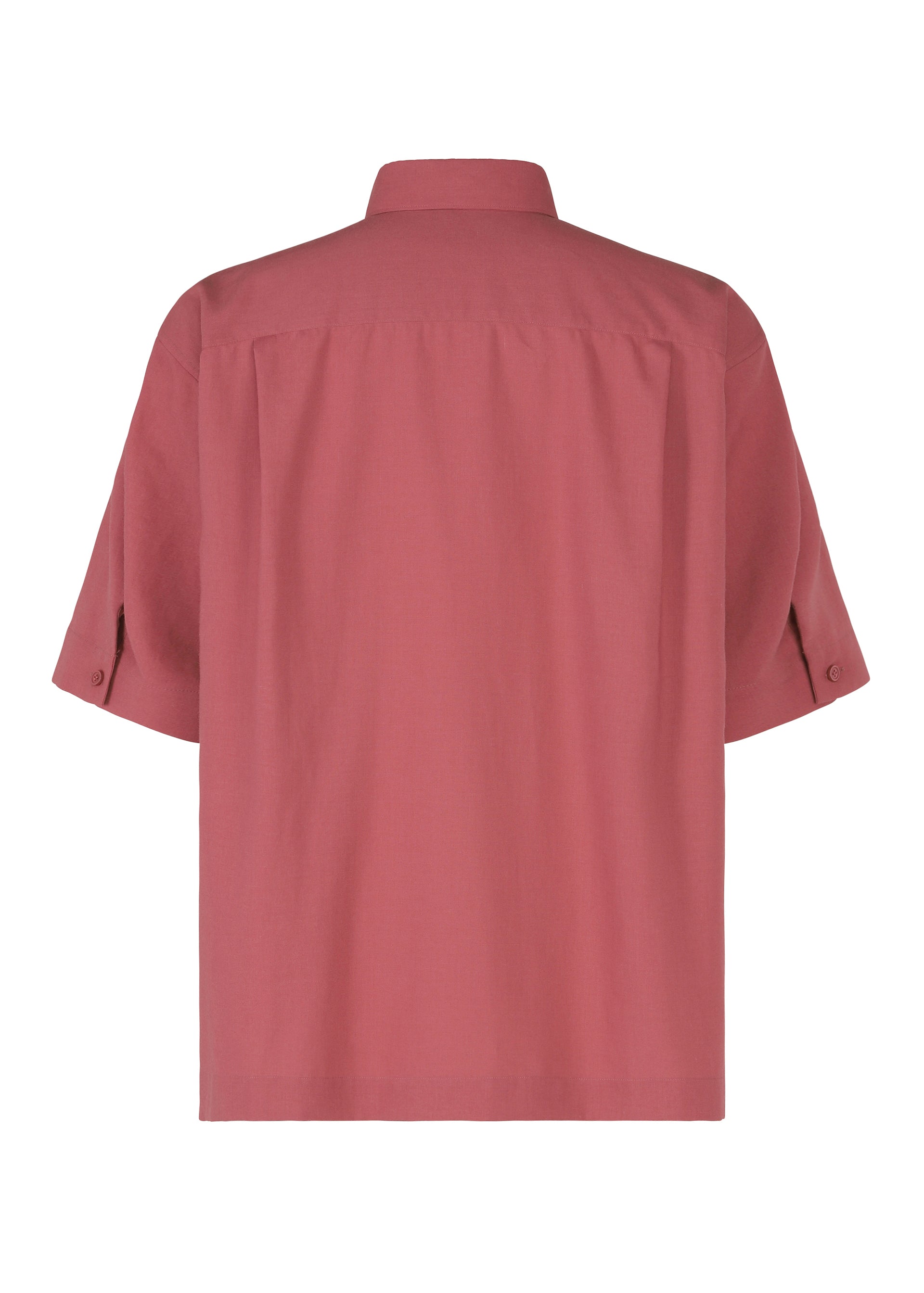 A detail shot of the HOMME PLISSÉ ISSEY MIYAKE PL RAMIE SHIRT shirt.