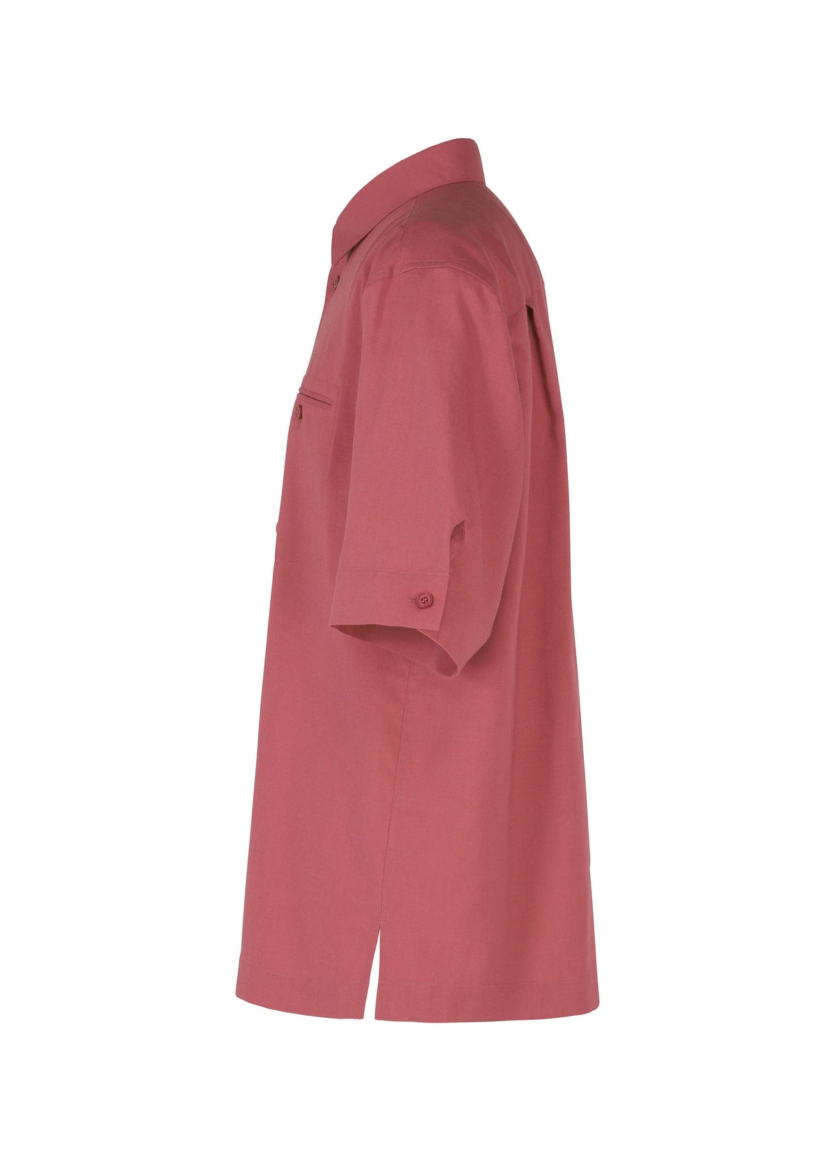 A detail shot of the HOMME PLISSÉ ISSEY MIYAKE PL RAMIE SHIRT shirt.