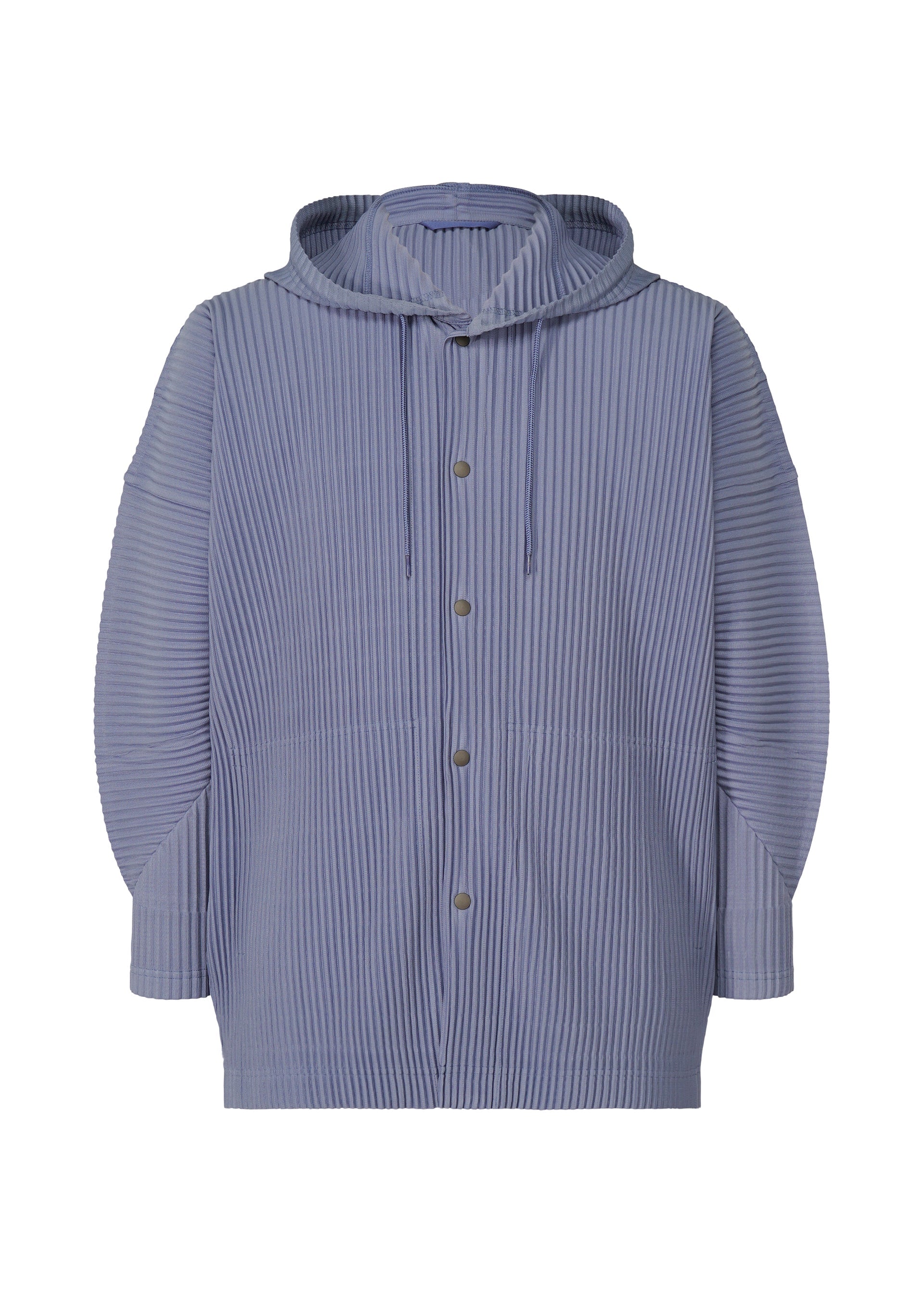 A product shot of the HOMME PLISSÉ ISSEY MIYAKE MONTHLY COLORS FEBRUARY jacket in manarola wall violet (80).