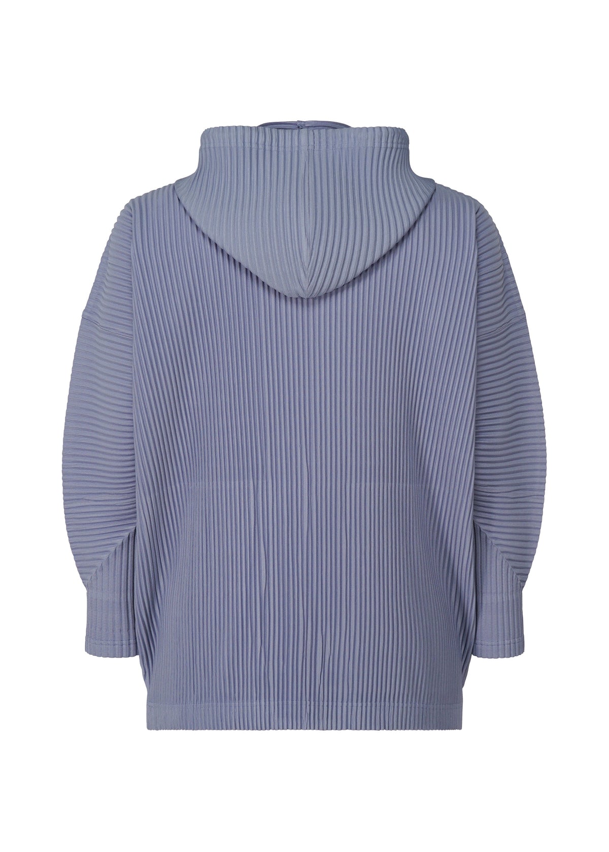 A detail shot of the HOMME PLISSÉ ISSEY MIYAKE MONTHLY COLORS FEBRUARY jacket.