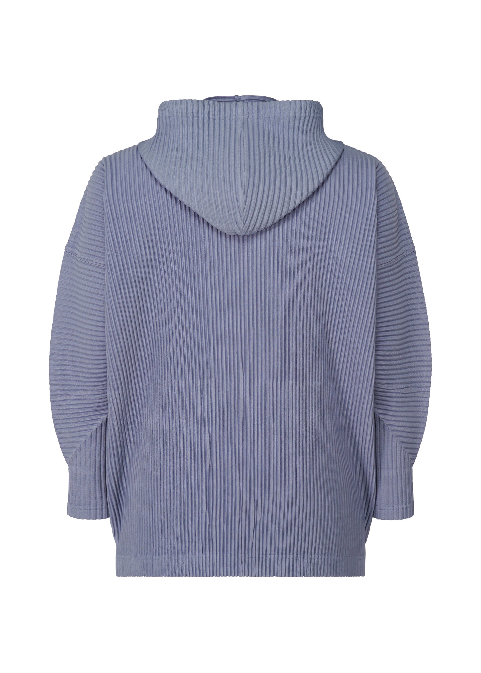 A detail shot of the HOMME PLISSÉ ISSEY MIYAKE MONTHLY COLORS FEBRUARY jacket.