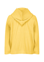 A detail shot of the HOMME PLISSÉ ISSEY MIYAKE MONTHLY COLORS MARCH jacket.