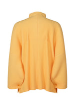 A detail shot of the HOMME PLISSÉ ISSEY MIYAKE WEAR OR WRAP jacket.