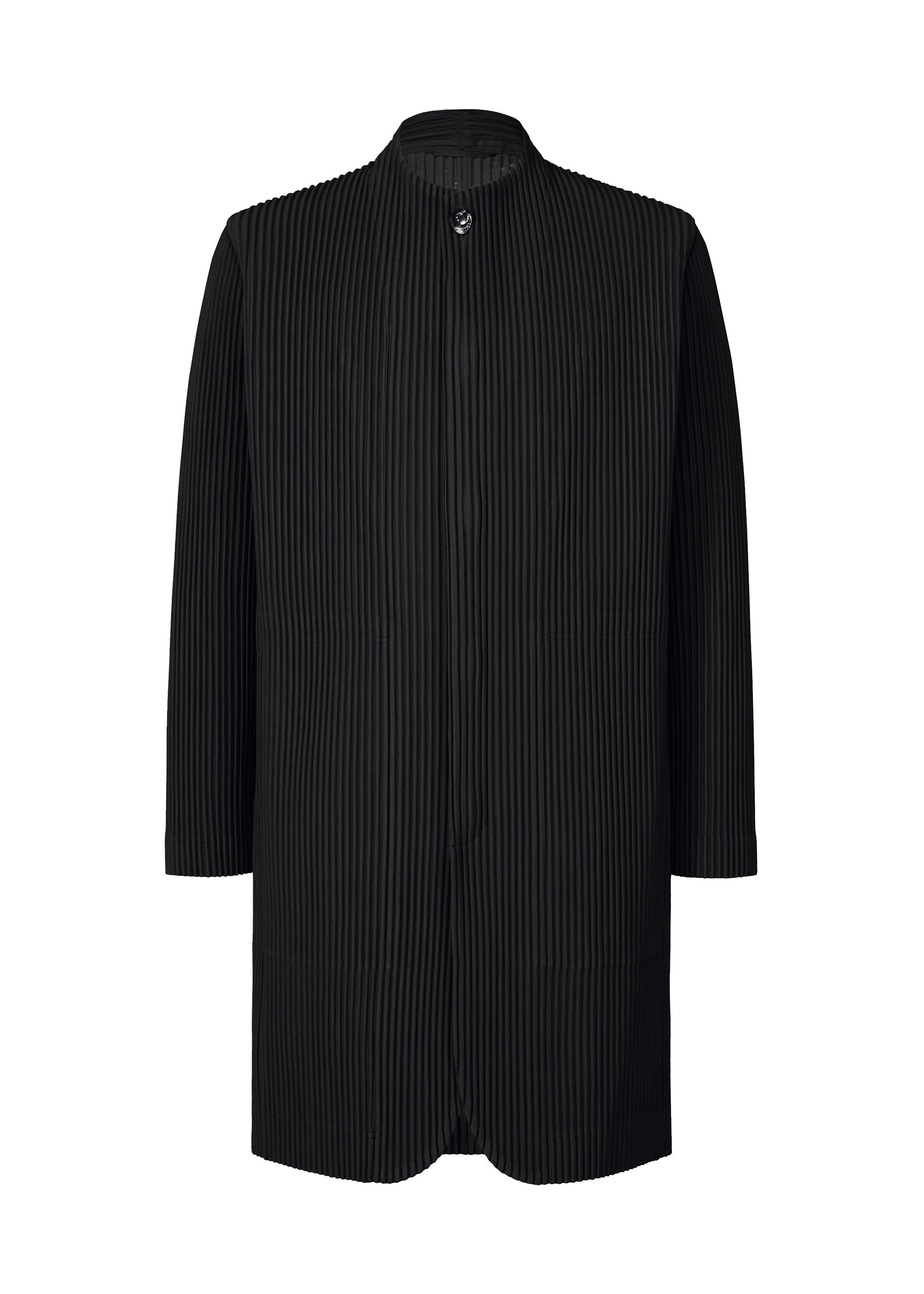 A product shot of the HOMME PLISSÉ ISSEY MIYAKE TAILORED PLEATS 1 jacket in black (15).