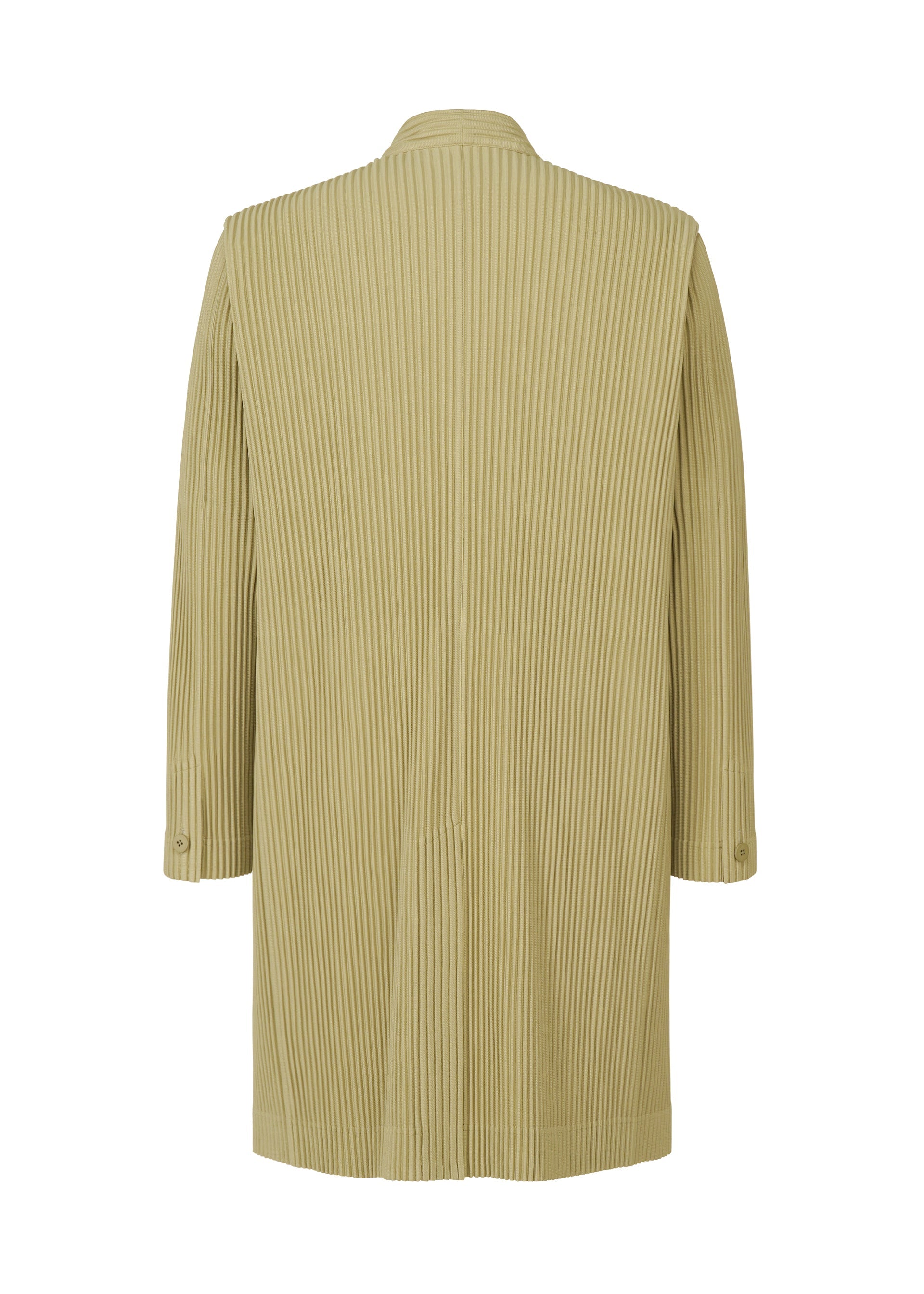 A detail shot of the HOMME PLISSÉ ISSEY MIYAKE TAILORED PLEATS 1 jacket.