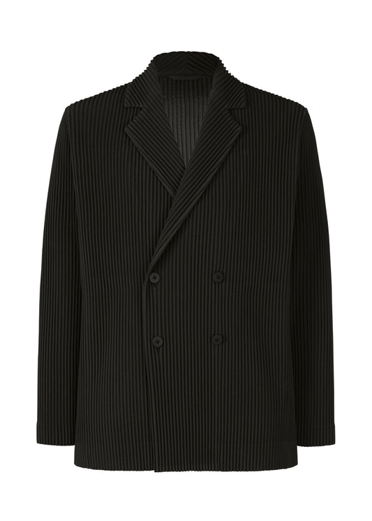 A product shot of the HOMME PLISSÉ ISSEY MIYAKE TAILORED PLEATS 1 jacket in black (15).