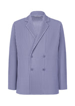 A product shot of the HOMME PLISSÉ ISSEY MIYAKE TAILORED PLEATS 1 jacket in manarola wall violet (80).